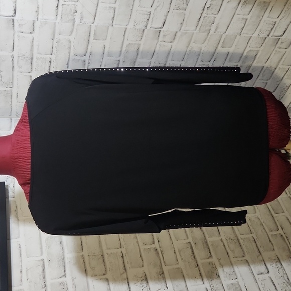 Michael Kors SZ L Black Blouse - Picture 2 of 6